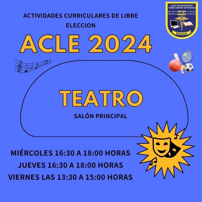 Nuevos ACLE.Para inscribirte debes asistir en el horario de la publicación!! Te esperamos. (1)